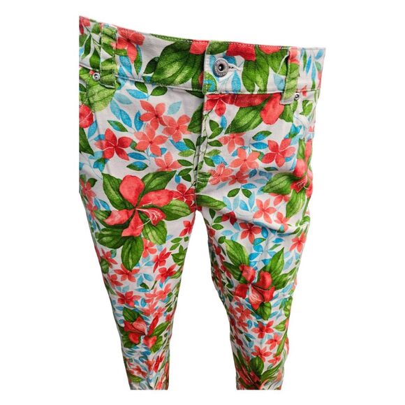 Liz Claiborne Floral Capri Pants Womens SZ 10P - Picture 3 of 8